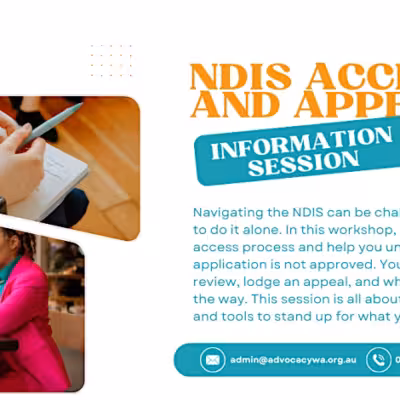 Advocacy WA – NDIS Access & Appeals (Various Locations)