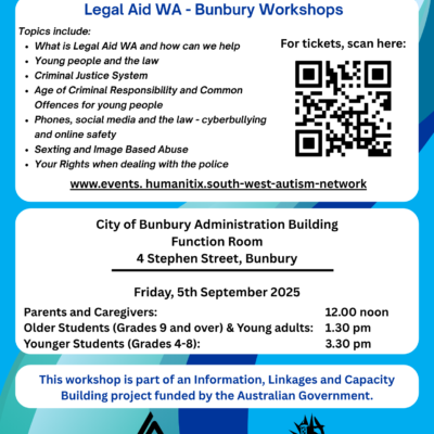 Legal Aid WA Workshops (Bunbury)