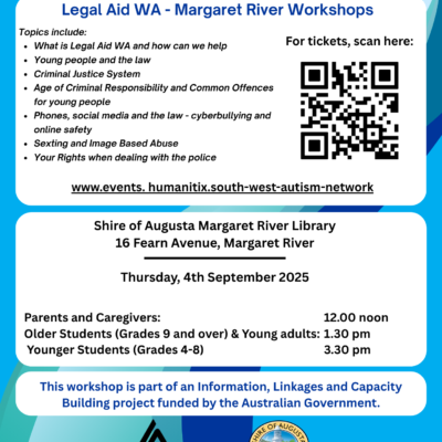 Legal Aid WA Workshops (Margaret River)