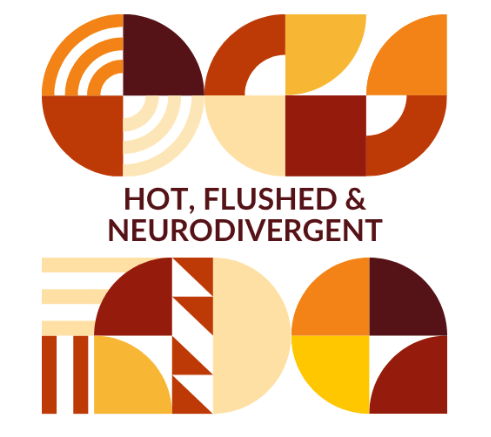Hot, flushed & neurodivergent logo